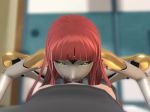 1boy 1girl 3d android animated black_sclera censored colored_sclera fellatio flim13 hetero indoors looking_at_viewer looping_animation male_pubic_hair mosaic_censoring oral penis pov pubic_hair red_hair robophilia robot robot_girl sex third_eye tri_oxygen_ritsu video yellow_eyes