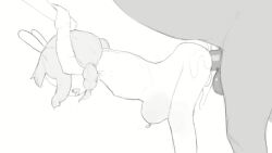 1girl animal animal_ears animal_penis animated arms_up bent_over bestiality completely_nude cum doggystyle flat_chest from_side hetero horse horse_penis huge_penis indie_virtual_youtuber loli moaning navel_piercing nude open_mouth peachyp penis piercing rabbit_ears sex sex_from_behind sound standing stomach_bulge tagme testicles video virtual_youtuber yanagi_mimi