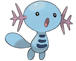 :o animal_focus full_body gen_2_pokemon nintendo no_humans official_art open_mouth pokemon pokemon_(creature) pokemon_focus pokemon_hgss solo sugimori_ken third-party_source transparent_background wooper