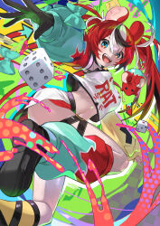 1girl absurdres animal_ears artist_request dice hakos_baelz highres hololive hololive_english mouse_girl open_mouth sharp_teeth solo teeth virtual_youtuber