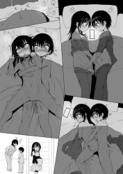 1boy 2girls ahegao ass bed bed_sheet blush body_exploration brother_and_sister cellphone cum cum_in_pussy decensored female_ejaculation highres impregnation incest kodomo_doushi loli long_hair multiple_girls mutual_masturbation navel nude original outie_navel panties panties_around_leg penis phone pregnant pregnant_loli pussy pussy_juice scolding sex shota siblings smartphone sukage sweat third-party_edit trembling uncensored underwear vaginal