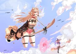 Rule 34 | 3girls, absurdres, ahegao, animal ear fluff, animal ears, armbinder, arms behind back, bag, ball gag, bdsm, black shoes, blonde hair, blush, bondage, bound, bow, bowtie, broom, broom riding, brown eyes, cat ears, cervical penetration, cervix, cloud, cloudy sky, coat, commentary request, crotch rope, deep penetration, dildo, dildo gag, feathermare, flying, frogtie, full body, gag, gagged, hat, highres, long hair, multiple girls, open mouth, original, outdoors, pink hair, pleated skirt, potion, red coat, rope, saliva, sex toy, shibari, shibari over clothes, shirt, shoes, skindentation, skirt, sky, teeth, thighhighs, upper teeth only, vaginal, very long hair, white thighhighs, witch, witch hat, x-ray, zettai ryouiki