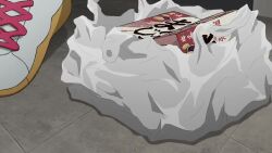 Rule 34 | animated, ayase momo, battle, blood, dandadan, fundoshi, glasses, indoors, japanese clothes, kicking, sound, tagme, turbo granny (dandadan), video