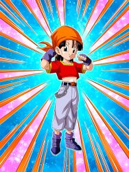 Rule 34 | 1girl, dokkan battle, dragon ball, dragon ball gt, highres, official art, pan (dragon ball), solo