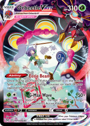 1boy abduction artist_name belt branch brown_bag brown_belt brown_shoes bugsy_(pokemon) card_(medium) character_name company_name copyright_name copyright_notice crate dynamax english_text floating gen_2_pokemon gen_8_pokemon gigantamax gigantamax_orbeetle green_shirt green_shorts hay_bale leaf miltank neckerchief nintendo official_art open_mouth orbeetle poke_ball poke_ball_(basic) pokemon pokemon_(creature) pokemon_card pokemon_hgss pokemon_tcg purple_eyes purple_hair red_clouds shirt shoes short_hair short_sleeves shorts sign socks teeziro third-party_source tractor_beam trading_card wheelbarrow white_socks yellow_neckerchief