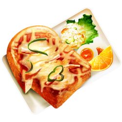 bell_pepper bell_pepper_slice bread bread_slice cheese egg_(food) food food_focus fruit green_pepper no_humans orange_(fruit) orange_slice original pizza_toast short208 sliced softboiled_egg toast transparent_background