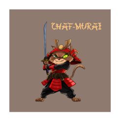 animal animal_ears animal_hands armor cat cat_ears cat_tail evil_eyes furry furry_male helmet highres japanese_armor kabuto_(helmet) samurai scar slit_pupils smile sword tail warrior weapon