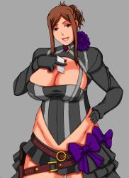 Rule 34 | 1girl, breasts, card, dorothy (princess principal), highres, huge breasts, papepox2, princess principal, smile, solo