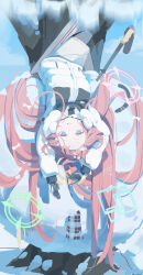 4girls @_@ absurdres aqua_halo aris_(blue_archive) black_gloves black_pantyhose black_tail blonde_hair blue_archive bow braid brown_skirt buried cat_tail chinese_commentary coat commentary_request day earmuffs fanshuimucishen forehead fur-trimmed_coat fur_trim gloves green_halo hair_bow hair_spread_out halo highres knees_up long_hair long_sleeves looking_at_viewer lying midori_(blue_archive) momoi_(blue_archive) multicolored_coat multiple_girls official_alternate_costume orange_halo outdoors padded_coat pantyhose parted_lips pencil_skirt pink_halo plaid_clothes plaid_scarf power_symbol puffy_long_sleeves puffy_sleeves purple_eyes rectangular_halo red_hair scarf ski_pole skirt sky snow snow_on_head snowball tail two-tone_coat two-tone_gloves upside-down very_long_hair white_bow white_coat winter winter_clothes winter_coat yuzu_(blue_archive) yuzu_(winter)_(blue_archive)