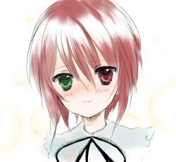 00s bad_id bad_pixiv_id brown_hair heterochromia ica rozen_maiden short_hair smile solo souseiseki