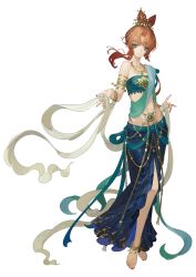 Rule 34 | 1girl, dancer, druvis iii, feet, navel, official art, reverse:1999, tagme