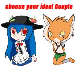 armor artist_request food fruit hinanawi_tenshi jackalman_(thundercats) touhou
