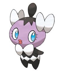 blue_eyes closed_mouth eyelashes full_body gen_5_pokemon gothita highres nintendo official_art pokemon pokemon_(creature) pokemon_bw pokemon_focus red_lips solo sugimori_ken third-party_source transparent_background