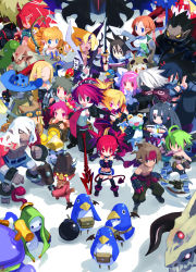 Rule 34 | 6+boys, 6+girls, adell (disgaea), akutare (disgaea), archer (disgaea), axel (disgaea), bat wings, beast master (disgaea), black pants, blonde hair, demon girl, detached sleeves, disgaea, dragon zombie (disgaea), elbow gloves, etna (disgaea), everyone, female warrior (disgaea), flat chest, flonne, flonne (fallen angel), fubuki (disgaea), geomancer (disgaea), ghost (disgaea), gloves, gunner (disgaea), hanako (disgaea), harada takehito, healer (disgaea), heavy knight (disgaea), highres, kunoichi (disgaea), kurtis (disgaea), laharl, mage (disgaea), magic knight (disgaea), makai senki disgaea 2, male warrior (disgaea), miniskirt, multiple boys, multiple girls, ninja (disgaea), nippon ichi, official art, orc (disgaea), pants, pointy ears, prinny, red eyes, red hair, rozalin, samurai (disgaea), sinner (disgaea), skirt, skull (disgaea), tail, taro (disgaea), thief (disgaea), tink (disgaea), warslug (disgaea), wings, yukimaru