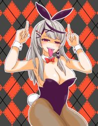 Rule 34 | 1girl, artist request, hololive, long tongue, sakamata chloe, tagme, tongue, tongue out, virtual youtuber