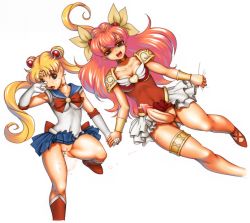 1990s_(style) 1futa 1girl aftersex ai_tenshi_densetsu_wedding_peach bishoujo_senshi_sailor_moon blue_sailor_collar blue_skirt blush boots bow breasts brooch choker cleavage cleft_of_venus clothes_lift crossover cum cum_in_pussy cum_pool elbow_gloves futa_with_female futanari gloves hanasaki_momoko heart heart_brooch highres holding_hands jewelry knee_boots magical_girl medium_breasts no_panties olm open_mouth penis red_bow retro_artstyle sailor_collar sailor_moon skirt skirt_lift toei_animation tsukino_usagi uncensored utilizator wedding_peach white_gloves wing_brooch yellow_bow