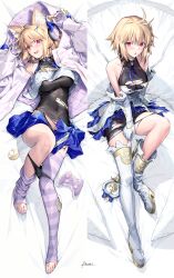Rule 34 | 1girl, :d, animal ear fluff, animal ears, arcueid brunestud, bare shoulders, black dress, black panties, black shirt, blonde hair, blue skirt, blush, bodystocking, boots, bow, breasts, camisole, carnival phantasm, cat ears, chestnut mouth, choker, cleavage, controller, covering crotch, covering privates, crescent, crescent hair ornament, crop top, crop top overhang, dakimakura (medium), dress, elbow gloves, fang, fate/grand order, fate (series), fingerless gloves, game controller, gamepad, gloves, gold trim, hair ornament, headphones, high heel boots, high heels, highres, hood, hooded jacket, jacket, kousaki rui, large breasts, layered dress, long sleeves, looking at viewer, miniskirt, multiple views, nail polish, open mouth, panties, panty pull, phantas-moon, phantas-moon (second ascension), purple gloves, purple nails, purple thighhighs, red eyes, shirt, short hair, skin fang, skirt, sleeveless, sleeveless shirt, small sweatdrop, smile, stirrup legwear, striped clothes, striped gloves, striped thighhighs, sweat, thigh boots, thighhighs, toeless legwear, toenail polish, toenails, torn bodystocking, torn clothes, underwear, white camisole, white dress, white gloves, white jacket, white thighhighs