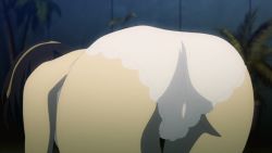 10s 1girl animated animated_gif ass ass_shake black_hair female_focus only_human panties screencap short_hair sin_nanatsu_no_taizai solo the_seven_deadly_sins totsuka_maria underwear