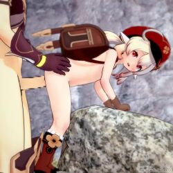 1boy 1girl 3d aether_(genshin_impact) animated ass backpack bag bent_over blonde_hair blush boots bottomless breasts brown_footwear newsboy_cap censored completely_nude day doggystyle erection genshin_impact gloves grin hat hetero klee_(genshin_impact) knee_boots koikatsu_(medium) loli low_twintails marojiro_edo mihoyo mosaic_censoring navel nipples nude open_mouth outdoors penis pointy_ears public_indecency pussy randoseru rape red_eyes red_hat scarf self-upload sex sex_from_behind sky small_breasts smile sound standing standing_sex tagme tears testicles twintails vaginal video