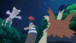 1boy alolan_form alolan_persian animated animated_gif ash_ketchum bandages claws creatures_(company) game_freak gen_5_pokemon gen_7_pokemon litten lowres nintendo pokemon pokemon_(anime) pokemon_(creature) pokemon_sm pokemon_sm_(anime) scratches stoutland