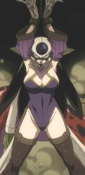 Rule 34 | 1girl, angry, anime coloring, anime screenshot, armpits, bdsm, bondage, bound, breasts, chain, eye mask, fairy tail, huge breasts, kyouka (fairy tail), mashima hiro, mask, non-web source, official alternate costume, open mouth, thick thighs, thighs