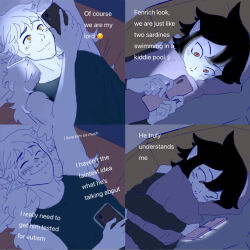 couple couple_texting_in_bed_(meme) disgaea_4 fenrich_(disgaea) highres male_focus meme ship valvatorez_(disgaea) watercraft
