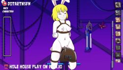 1girl animated animated_gif bdsm blonde_hair bondage bound breasts breasts_out carrot_(one_piece) clothed_sex cum cum_in_pussy cum_on_body dotart female_focus fishnets grabbing_another&#039;s_breast groping highres moaning nipple_stimulation nipples one_piece orgasm penis rabbit rabbit_ears rope sex shibari spanked spanking tagme thick_thighs thighs tight_clothes vaginal veins veiny_penis video