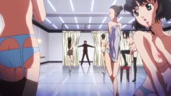 Rule 34 | 1boy, 6+girls, animated, anime screenshot, ass, blush, breasts, butt crack, garter belt, garter straps, highres, large breasts, multiple girls, nipples, panties, princess lover, sound, tagme, thighhighs, underwear, undressing, video
