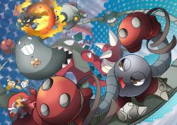 Rule 34 | banchomamemon, bigmamemon, brown eyes, catchmamemon, cyborg, digimon, digimon (creature), gigantamax, gloves, long arms, mamemon, mametyramon, metalmamemon, nintendo, open mouth, pokemon, princemamemon, roy payne, spikes, tonosamamamemon