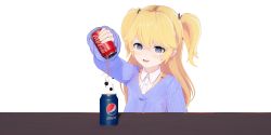 1girl cola girls&#039;_frontline highres mixing pepsi solo super-shorty_(girls&#039;_frontline)