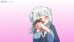 3girls acefish animated audible_speech blue_eyes blue_hair blush blush_stickers bug cat_girl catdog conjoined dog_girl english_audio gawr_gura hair_ornament hololive hololive_english inugami_korone inugami_korone_(1st_costume) multicolored_hair multiple_girls nekomata_okayu shark_girl shark_hair_ornament sharp_teeth silver_hair sound spider streaked_hair tarantula teeth twitter_logo twitter_username upper_teeth_only uwu video virtual_youtuber youtube_logo