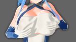 10s 1girl 3d ahoge animated azur_lane blue_dress blue_gloves blue_hair blush bouncing bouncing_breasts breast_drop breasts breasts_out cleavage clothes_pull dress dress_pull elbow_gloves eringi_(pixiv17465148) eringi_3dcg female_focus gloves grabbing_another&#039;s_breast grabbing_own_breast grey_background groping halterneck huge_breasts long_hair looking_at_viewer multicolored_gloves nipples no_bra ponytail pulling purple_eyes resized sideboob simple_background solo st._louis_(azur_lane) standing uncensored undressing upper_body upscaled video white_dress white_gloves