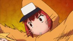 2girls animated animated_gif buratei_marii gegege_no_kitarou haroukitei_kigurumi joshiraku lowres multiple_girls