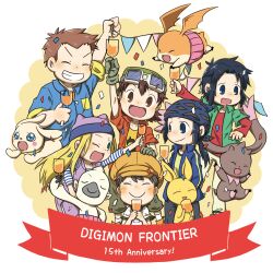 Rule 34 | bokomon, digimon, digimon frontier, highres, himi tomoki, kanbara takuya, kimura kouichi, lopmon, minamoto kouji, neamon, orimoto izumi, patamon, plotmon, shibayama junpei
