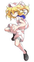 1girl anchor_print anchor_symbol black_shoes blonde_hair blue_sailor_collar commentary_request dairi double-parted_bangs from_side full_body grimace hair_ribbon hat kitashirakawa_chiyuri large_variant_set looking_at_viewer medium_hair parted_lips phantasmagoria_of_dim.dream pink_hat pink_ribbon pink_serafuku pink_shirt pink_shorts pink_socks raised_inner_eyebrows ribbon sailor_collar sailor_hat school_uniform serafuku shirt shoes short_sleeves shorts sideways_glance simple_background socks solo tachi-e tearing_up touhou touhou_(pc-98) transparent_background two_side_up variant_set wavy_eyebrows wavy_mouth yellow_eyes