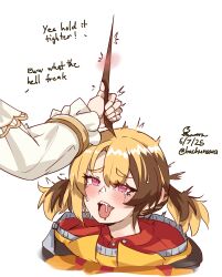 2girls absurdres ahegao ahoge bachunawa blush cecilia_immergreen gigi_murin highres holojustice hololive hololive_english multiple_girls sexually_suggestive virtual_youtuber