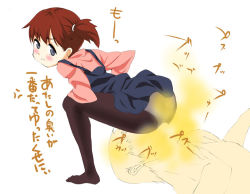 ass dominate_female domination fart fart_torture farting_in_face femdom gas loli lolidom panties pantyhose sitting sitting_on_face sitting_on_person smell text_focus translated underwear