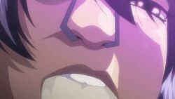 Rule 34 | 1girl, aftersex, animated, animated gif, anime screenshot, censored, cum, cum in mouth, cum on body, cum on hair, defeat, facial, gurgling, kangoku senkan, looking at viewer, murakami teruaki, ninja, nipples, pov, pov focus, solo, tongue, torn clothes