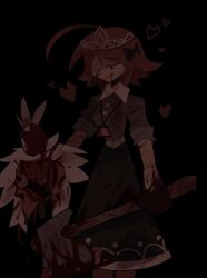 alice_(fundamental_paper_education) blood couple dress fundamental_paper_education guro heart murdered oliver_(fundamental_paper_education)
