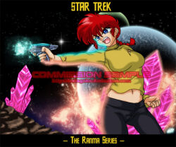 braid braided_ponytail breasts ranma-chan ranma_1/2 red_hair star_trek star_trek:_the_original_series