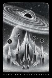 artist_name black_border black_hole border commentary copyright_name crescent dated eldritch_abomination english_commentary extra_arms extra_digits galaxy giant giant_monster greyscale highres hole instagram_logo instagram_username jr_(jarsarts) monochrome moon_(symbol) moonbaby own_hands_together star_(sky) sun_symbol sunbaby teletubbies void_mother
