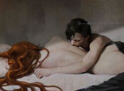 ass bed brilcrist ferdinand_von_aegir fire_emblem fire_emblem:_three_houses gay hubert_von_vestra nintendo nude source_request tagme yaoi