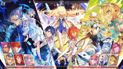 6+boys 6+girls absurdres ahoge animal_ear_hairband animal_ears artoria_caster_(fate) artoria_caster_(swimsuit)_(fate) artoria_caster_(swimsuit)_(first_ascension)_(fate) artoria_caster_(swimsuit)_(second_ascension)_(fate) artoria_caster_(swimsuit)_(third_ascension)_(fate) artoria_caster_(swimsuit_berserker)_(fate) artoria_caster_(swimsuit_berserker)_(first_ascension)_(fate) artoria_caster_(swimsuit_berserker)_(second_ascension)_(fate) artoria_caster_(swimsuit_berserker)_(third_ascension)_(fate) artoria_pendragon_(fate) asymmetrical_clothes asymmetrical_pants baggy_clothes baobhan_sith_(fate) baobhan_sith_(swimsuit_pretender)_(first_ascension)_(fate) bare_shoulders barghest_(fate) barghest_(swimsuit_archer)_(first_ascension)_(fate) baseball_cap bikini black_hair black_jacket black_pants black_scrunchie blonde_hair blue_bow blue_dress blue_eyes blue_one-piece_swimsuit blue_ribbon blush blush_stickers bow breasts casual_one-piece_swimsuit character_hood character_select checkered_thighhighs chibi cleavage cropped_jacket detached_sleeves drawstring dress dress_bow duck_innertube eeju emiya_shirou fake_animal_ears fate/grand_order fate_(series) food fujimaru_ritsuka_(female) fujimaru_ritsuka_(female)_(summer_street) fujimaru_ritsuka_(male) fujimaru_ritsuka_(male)_(summer_street) gawain_(fate) gawain_(scion_of_summer)_(fate) green_eyes grey_hair hair_bow hair_ornament hair_scrunchie hairband hat highleg highleg_one-piece_swimsuit highres holding holding_food holding_popsicle hood hooded_jacket hoodie jacket lancelot_(fate/grand_order) lancelot_(strongest_knight_of_summer)_(fate) long_hair long_sleeves looking_at_viewer melusine_(fate) melusine_(swimsuit_ruler)_(fate) melusine_(swimsuit_ruler)_(first_ascension)_(fate) morgan_le_fay_(fate) morgan_le_fay_(water_princess)_(fate) multiple_boys multiple_girls navel oberon_(fate) oberon_(moody_summer_oberon)_(fate) oberon_(refreshing_summer_prince)_(fate) oberon_(third_ascension)_(fate) official_alternate_costume one-piece_swimsuit open_mouth open_pants orange_hair pants popsicle puffy_sleeves rabbit_ears ribbon sandals scrunchie senji_muramasa_(fate) short_hair shorts shrug_(clothing) side-tie_swimsuit single_bare_leg single_pantsleg smile sports_sandals striped_clothes striped_jacket sweatdrop swimsuit tristan_(fate) twintails very_long_hair white_bikini white_hat white_hoodie white_jacket white_shorts