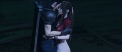 1boy 1girl 3d aerith_gainsborough animated ariespossession ass bangle black_hair bracelet braid braided_ponytail breasts brown_hair chloe_angel_(voice_actor) couple crisis_core_final_fantasy_vii dress drill_hair drill_sidelocks erection final_fantasy final_fantasy_vii final_fantasy_vii_rebirth final_fantasy_vii_remake girl_on_top hair_ribbon handjob hetero jewelry kiss lewddmon_(voice_actor) long_hair night nude paid_reward_available panties parted_bangs penis pink_dress pink_panties pink_ribbon ponytail ribbon sex sidelocks sitting small_breasts sound spikes tagme underwear video zack_fair