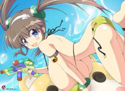 1girl alternate_costume bikini breasts huge_breasts minori_(senran_kagura) oppai_loli prime_gmx senran_kagura solo swimsuit twintails