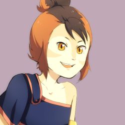 1girl female_focus image_sample meryl_santos multicolored_hair personification pixiv_sample smile solo tagme thundercats two-tone_hair wilykit yellow_eyes