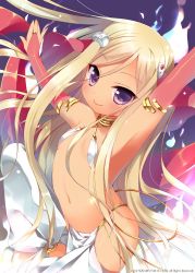 absurdres blonde_hair dancer dark_skin galaxy_dungeon highres ichiri loli long_hair