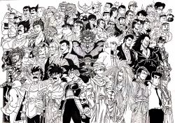 Rule 34 | 00s, 10s, 6+boys, annotation request, aotsuki shigure, apron, araiwa kazumi, armor, ashibe&#039;s father, axe, azumanga daiou, bakabon&#039;s father, baran, barbapapa, bardock, beard, bleach, boku no hero academia, bonobono, bonobono (character), character request, chibi maruko-chan, cigarette, clannad, cooking papa, cowboy hat, crayon shin-chan, crossover, death note, doraemon, dr. slump, dragon ball, dragon quest, dragon quest v, dragonball z, echizen nanjirou, endeavor (boku no hero academia), facial hair, final fantasy, final fantasy vi, final fantasy x, flint (mother 3), fujiwara bunta, fullmetal alchemist, furukawa akio, gegege no kitarou, ging freecss, gintama, glasses, grappler baki, greyscale, grisha yeager, hanma yujiro, hat, highres, hood, hunter x hunter, ikari gendou, initial d, ink (medium), jarinko chie, jecht, jojo no kimyou na bouken, kandar, kurosaki isshin, kusakabe tatsuo, kuujou joutarou, lee (dragon garou), long hair, maes hughes, mahou tsukai sally, male focus, matsuno matsuzou, medama oyaji, meitantei conan, mihama chiyo&#039;s father, monkey d. dragon, monochrome, moomin, moominpappa, mother (series), mother 2, mother 3, mr. koiwai, multiple boys, multiple crossover, muscular, mustache, namikaze minato, naruto (classic), naruto (series), neon genesis evangelion, nib pen (medium), nintendo, nobi nobisuke, nohara hiroshi, norimaki senbei, one piece, osomatsu-kun, osomatsu (series), papas, paragus (dragon ball z), pen (medium), phone, pointy ears, racket, raizen (yu yu hakusho), ranma 1/2, retro artstyle, ryuuko no ken, sakura hiroshi, saotome genma, scar, scar across eye, scar on face, scouter, shadow (ff6), shingeki no kyojin, shounen ashibe, smoking, spiked hair, staff, sword, takemoto tetsu, takuma sakazaki, tennis no ouji-sama, tennis racket, tensai bakabon, tetsuwan atom, the king of fighters, tonari no totoro, top hat, toriko (series), traditional media, trait connection, umataro tenma, umibouzu (gintama), ushio to tora, v, van hohenheim, weapon, white background, yagami souichirou, yotsubato!, yuu yuu hakusho