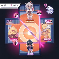 Rule 34 | 2girls, 3boys, absurdres, allister (pokemon), bea (pokemon), drowzee, gen 1 pokemon, gen 4 pokemon, highres, huge penis, hypno, marnie (pokemon), multiple boys, multiple girls, nintendo, panteon013, penis, pokemon, pokemon (creature), pokemon swsh, rotom, rotom phone, self-upload