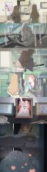 2girls absurdres anon_tokyo_(bang_dream!) bang_dream! bang_dream!_it&#039;s_mygo!!!!! blowing_kiss blue_gloves blue_shirt blush bouquet box bra bra_strap breasts brh bridal_veil brown_hair cake candle cardboard_box chihaya_anon chinese_commentary chinese_text cleavage clenched_teeth closed_eyes commentary_request couple different_reflection dress facial_recognition fang female_focus fire flower food glint gloves grey_dress grey_eyes hands_on_own_hips happy_birthday heart highres holding holding_bouquet holding_pan holding_spatula hug hug_from_behind indoors jewelry kitchen long_hair long_sleeves lying mask mask_pull messy_hair mitsuketa_keshiki_tazusaete mouth_mask multiple_girls nagasaki_soyo necklace on_side one_eye_closed open_mouth pajamas panties party_popper photo_(object) pillow pinafore_dress pink_hair plaid_clothes plaid_dress postbox_(outgoing_mail) reflection shirt short_sleeves sidelocks sitting sleeveless sleeveless_dress spatula squiggle steering_wheel strap_slip strapless strapless_dress teeth translation_request under_covers underwear unworn_bra unworn_panties v veil wedding_dress white_shirt wife_and_wife window yuri